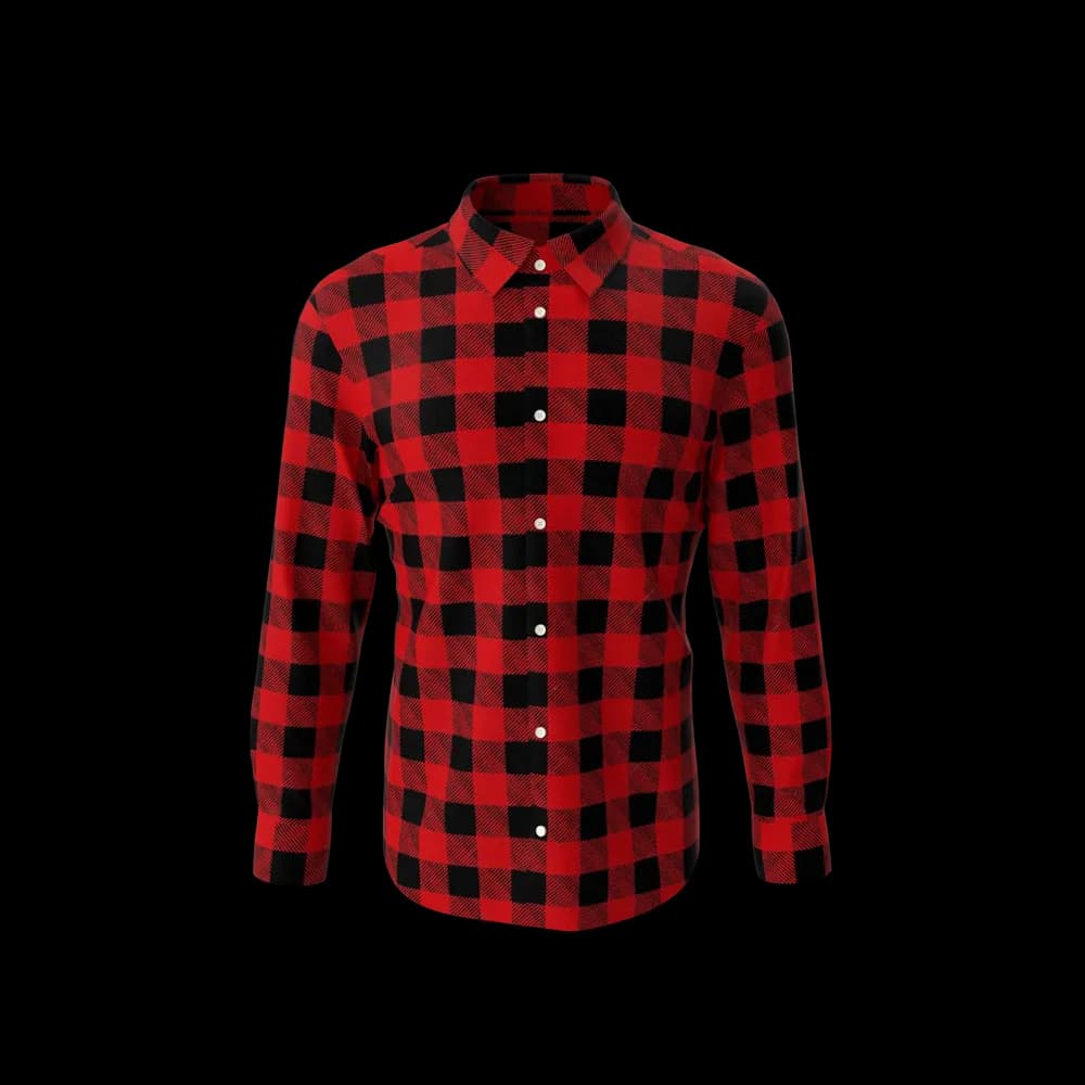 Man Plaid Shirt image 1