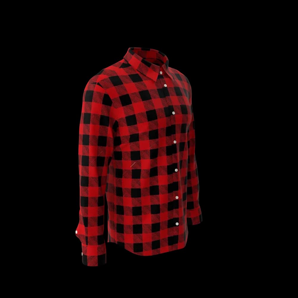 Man Plaid Shirt image 4