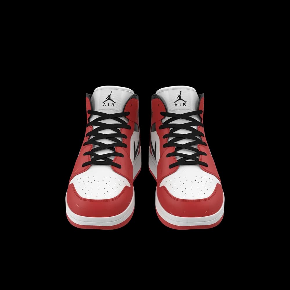 Nike Air Jordan 1 Red And Black image 1