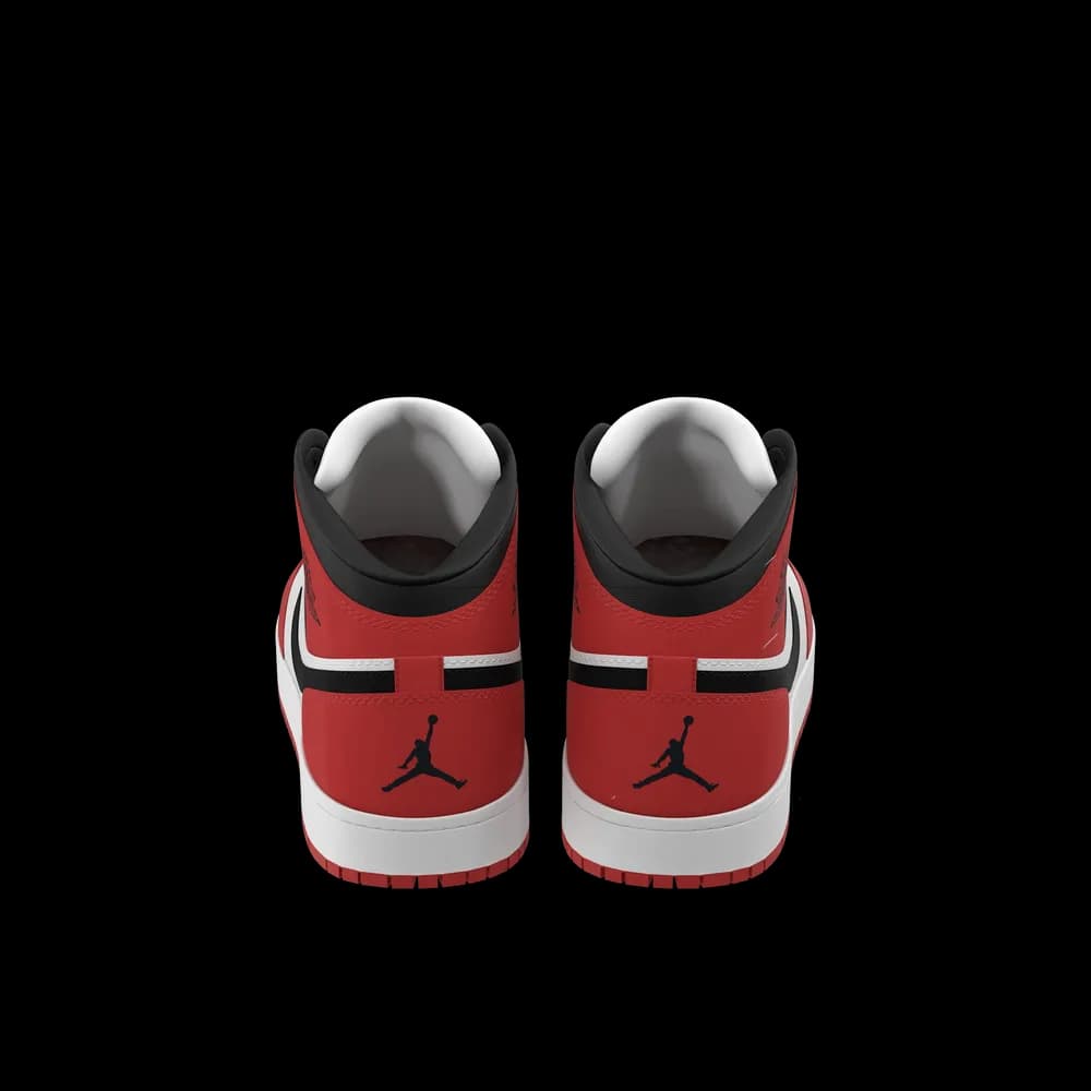 Nike Air Jordan 1 Red And Black image 3